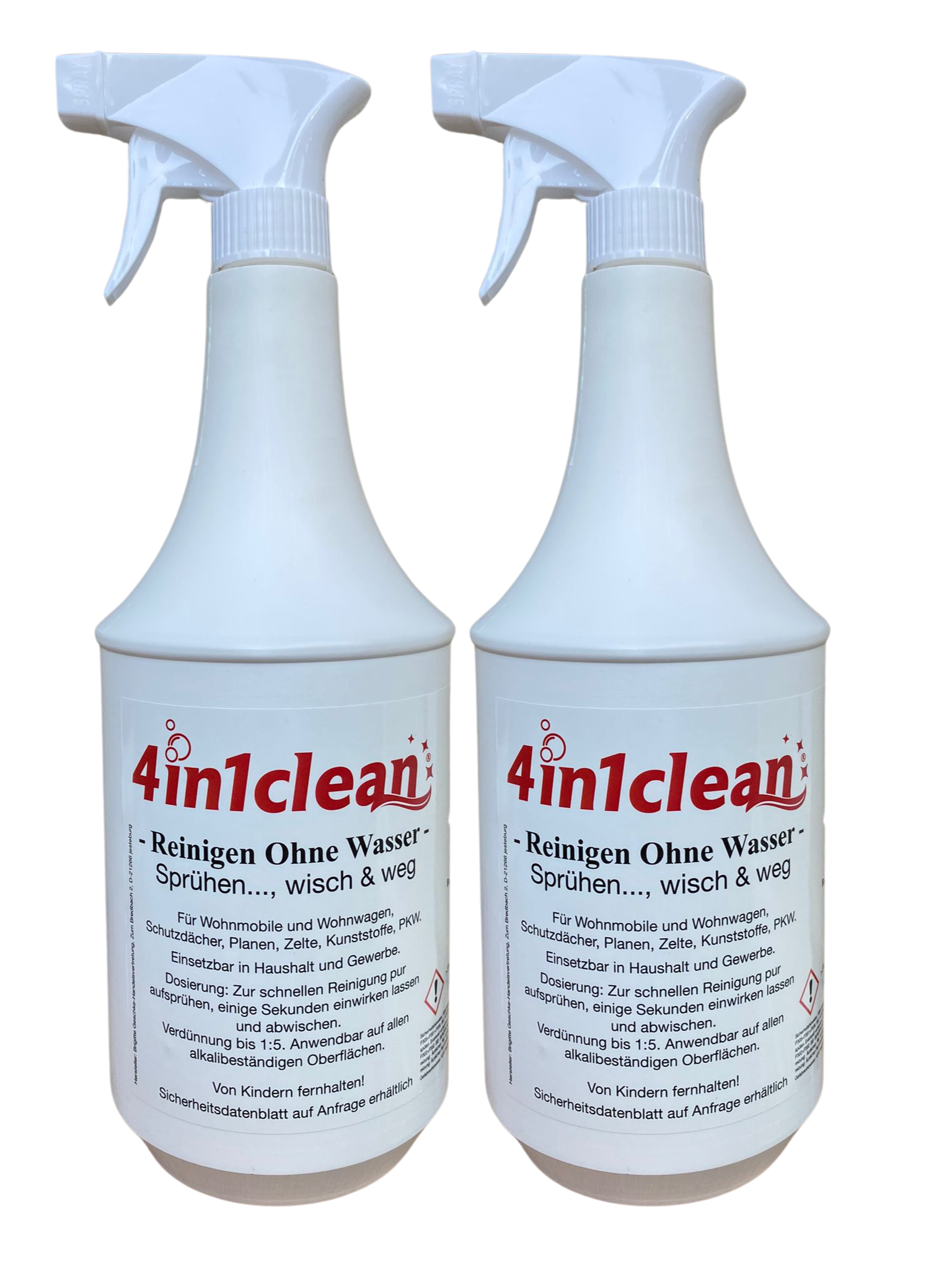 4in1clean - Doppel-Power-Paket – 2 x 1000ml